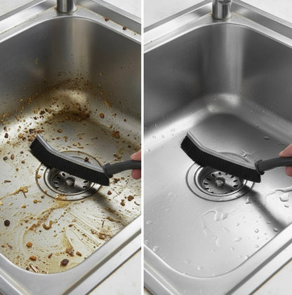 Gap Cleaning Brush Hard-Bristled Crevice Cleaning Brush for Stiff Angled Bristles Tile Bathroom Kitchen Toilet Cleaning WC Tools