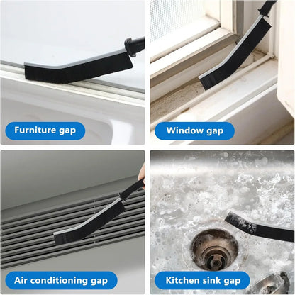 Gap Cleaning Brush Hard-Bristled Crevice Cleaning Brush for Stiff Angled Bristles Tile Bathroom Kitchen Toilet Cleaning WC Tools