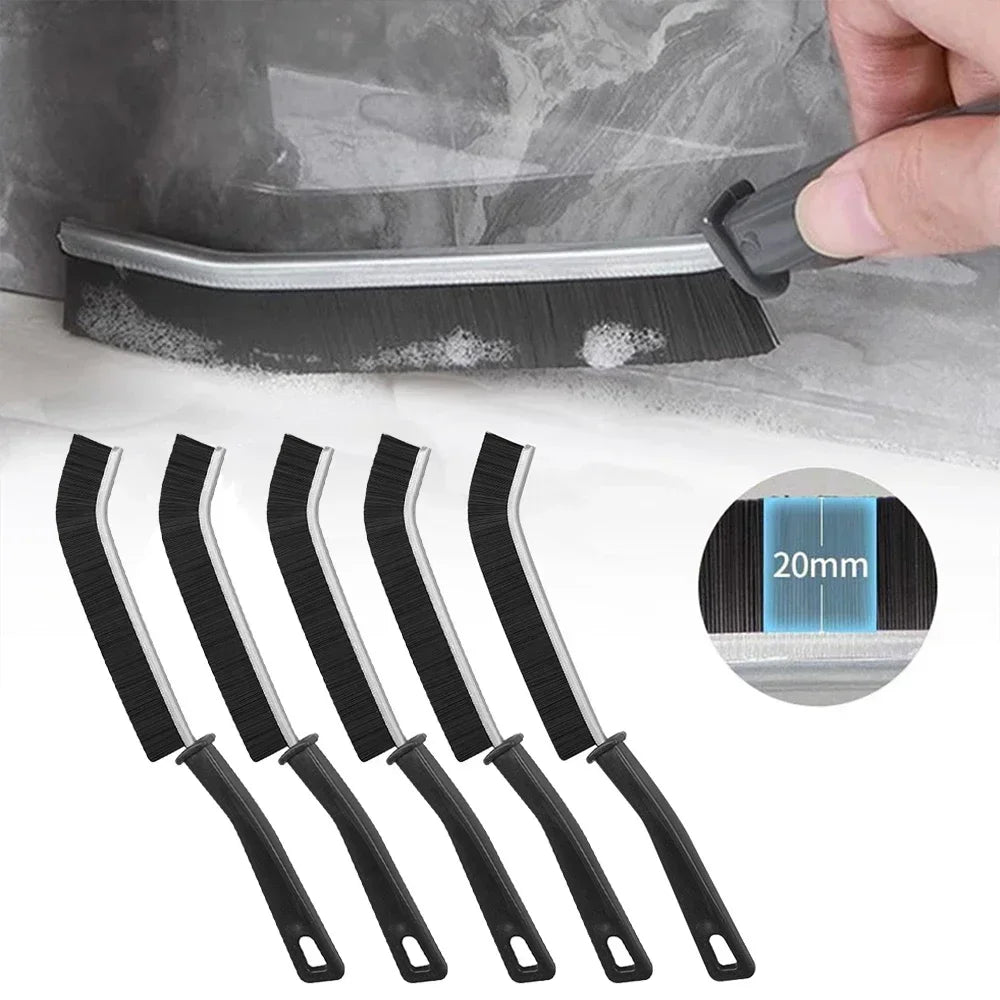 Gap Cleaning Brush Hard-Bristled Crevice Cleaning Brush for Stiff Angled Bristles Tile Bathroom Kitchen Toilet Cleaning WC Tools