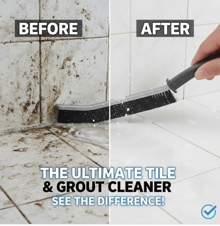 Gap Cleaning Brush Hard-Bristled Crevice Cleaning Brush for Stiff Angled Bristles Tile Bathroom Kitchen Toilet Cleaning WC Tools